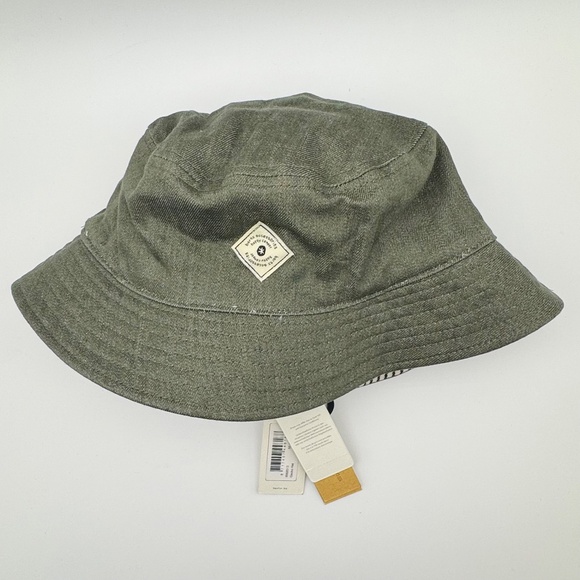 NWT Barts "Gecko" Reversible Bucket Hat Green Stripes Kids Sz 55 8 yrs - Picture 4 of 8